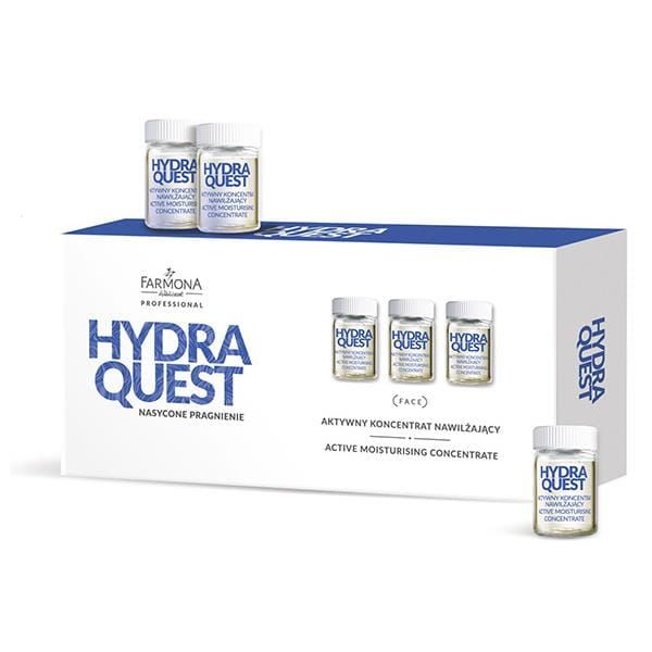 Hydra Quest Aktywny Koncentrat Nawilżający: Cera Słucha,  Jędrność i Elastyczności